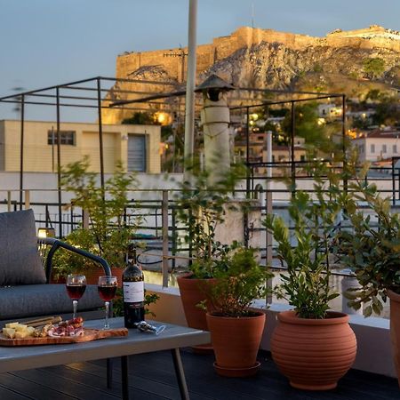 Meno Suite With Private Terrace - Jaccuzzi, Acropolis View Atena Exterior foto